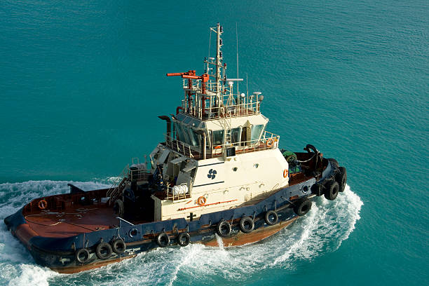 istock Tug boat in Carabbean 145850282
