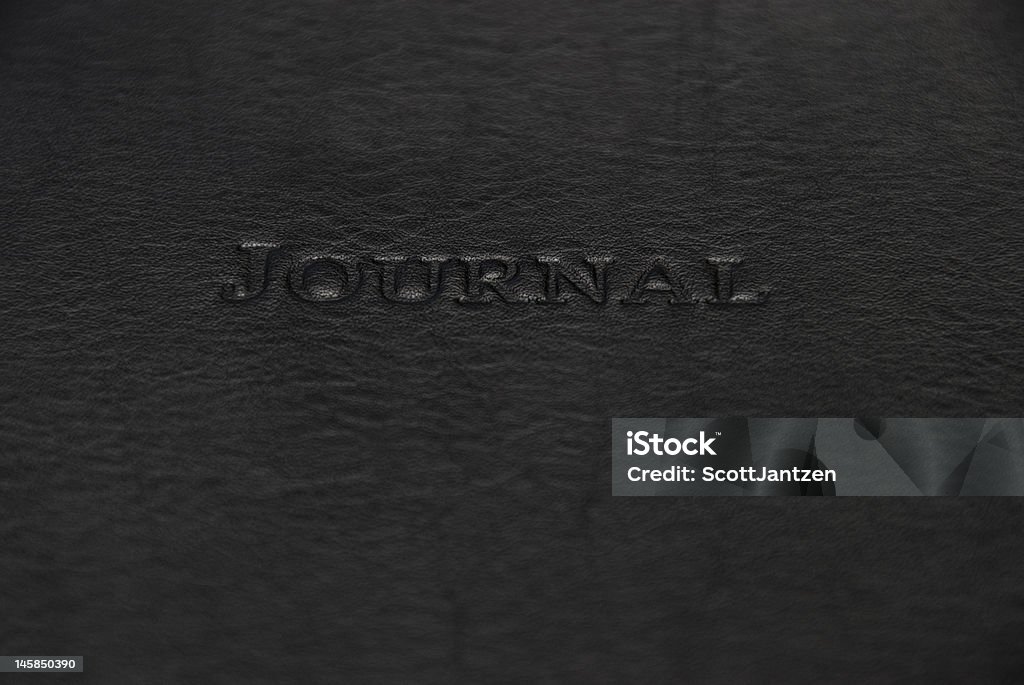 Journal marcada en cuero con Copyspace - Foto de stock de Brocado libre de derechos