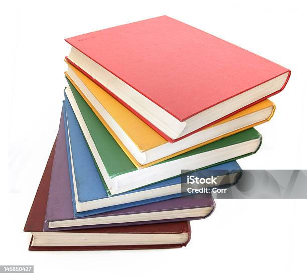 Радуга Colored Книги — стоковые фотографии и другие картинки Без людей - Без людей, Белый, Бизнес