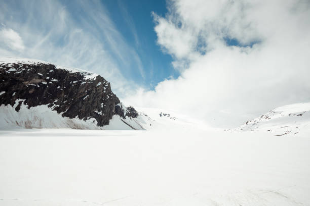 Snow landscape  in Norway