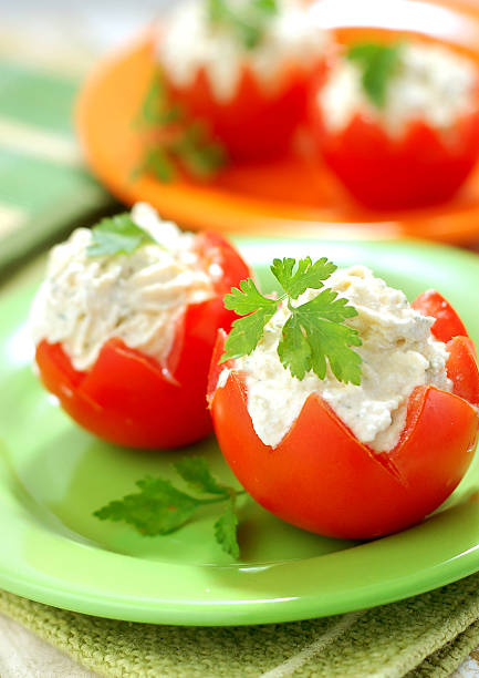 istock Tomatoes Stuffed with Feta 145850588
