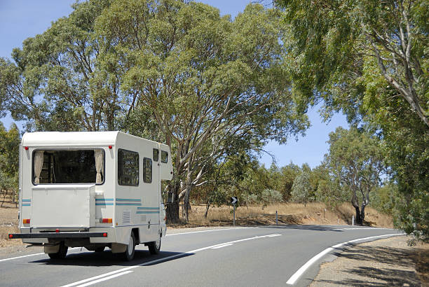 istock Mobil home on a road 145850761