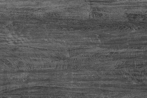 Dark gray wood grain grunge texture. Wooden surface abstract textured background