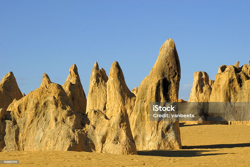 Pinnacles desert in Westaustralien - Lizenzfrei Australien Stock-Foto