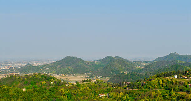 Colli Euganei (Pádua-Itália - fotografia de stock