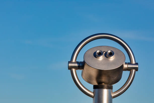 Coin operated binoculars and View Landscape