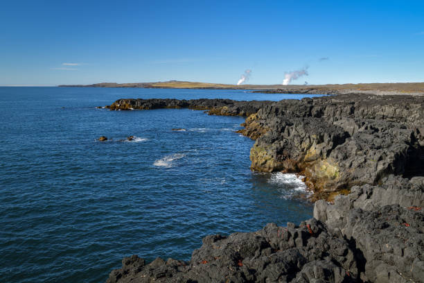 istock Beautiful coast of Atlantic ocean in Iceland 1458517895