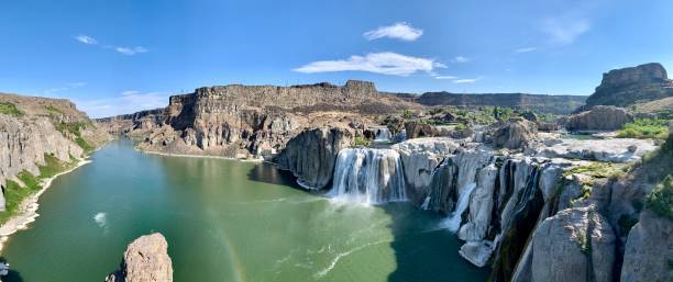 wodospad shoshone falls - shoshone falls zdjęcia i obrazy z banku zdjęć