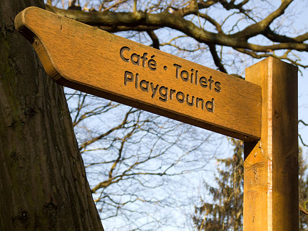 istock Parkland wooden signpost 145852340