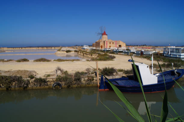 istock Mozia, Salt Pans Area, Sicily, Italy 1458528015