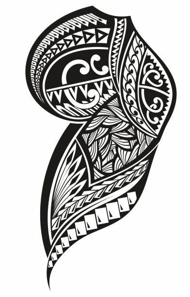 Drawing Of Tribal Tattoo Chest Illustrations, Royalty-Free Vector Graphics  & Clip Art - iStock
