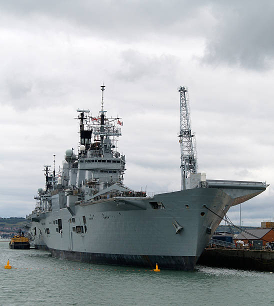 istock British Aircraft Carrier Naval Ship 145853310