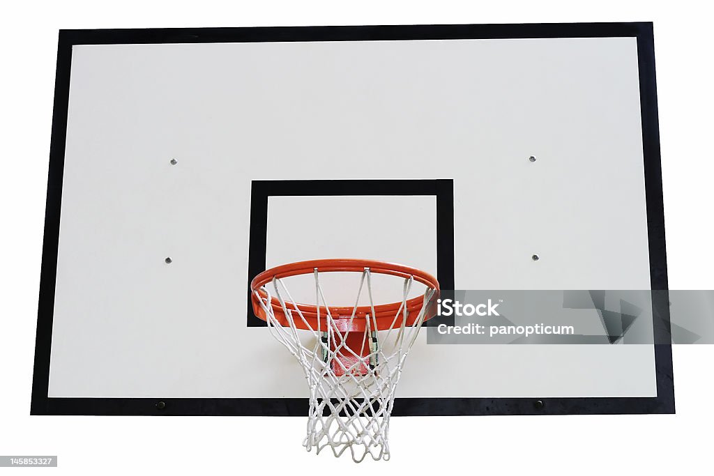 Баскетбольное кольцо Изолирован на белом - Стоковые фото Баскетбол роялти-фри