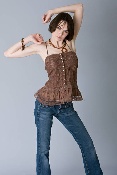 istock Pretty girl stretching 145853499