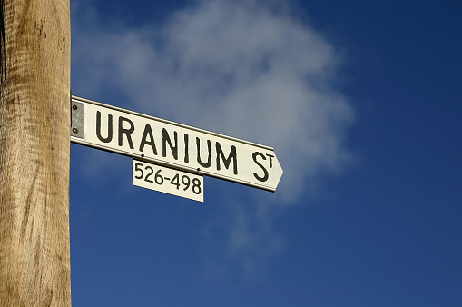 - Uranium Street in Broken Hill, New South Wales, Australia, a mining town where most streets are named after chemical elements