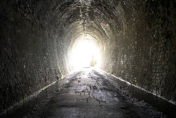 istock Light at the end of the tunnel 145853569