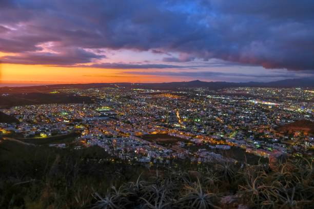 istock The Desert Town with a Dramatic Sky 1458538798