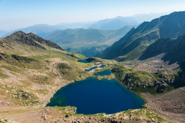 Idyllic landscape in the Pyrenees, Benasque, Huesca, Spain