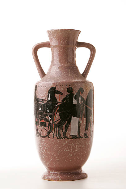 istock Ceramic vase like the ancient Greek amphora 145854984