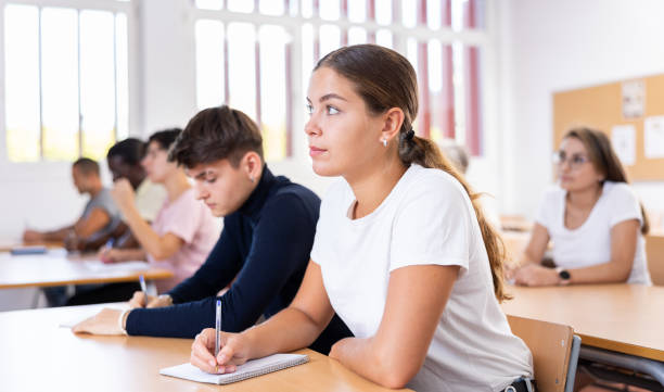 istock Group of students of different ages in advanced training courses 1458551685