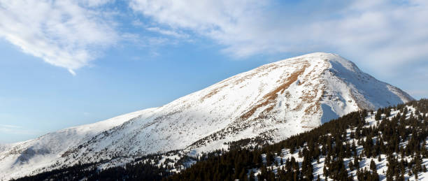 istock Winter Petros Mountain (Ukraine, Carpathian Mt's) panorama view. 1458552681