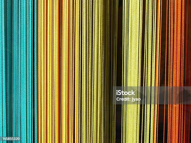 Colored Curtain Stock Photo - Download Image Now - Beaune, Blue, Colors