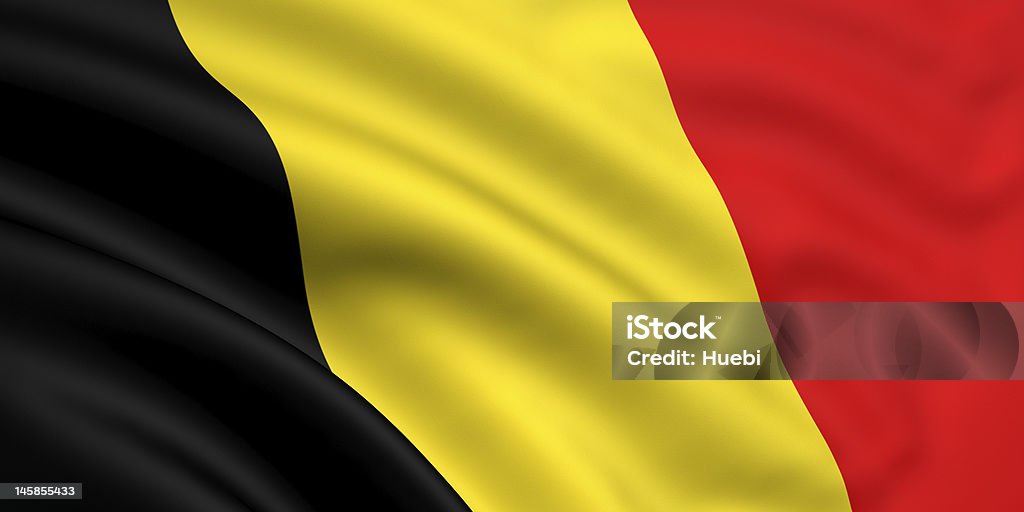 ベルギーの旗 - 3Dのロイヤリティフリーストックフォト