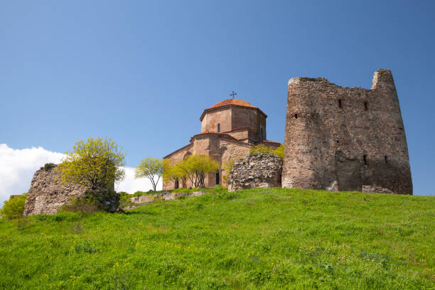 istock Jvari Monastery on a sunny day, Georgia 1458558092