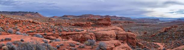 istock Chuckawalla and Turtle Wall landscape views from trail  Cliffs National Conservation Area Wilderness Snow Canyon State Park St George, Utah, United States. 1458572501