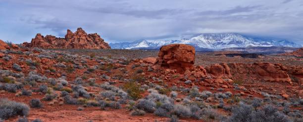 istock Chuckawalla and Turtle Wall landscape views from trail  Cliffs National Conservation Area Wilderness Snow Canyon State Park St George, Utah, United States. 1458573249
