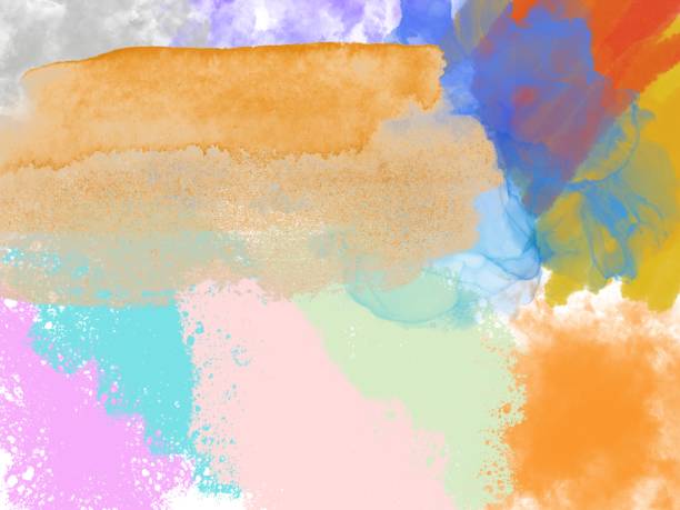 istock smoke abstract background with colorful colors 1458607250