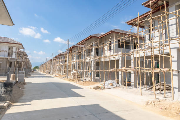 istock construction residential new house in progress at building site housing estate development 1458612565