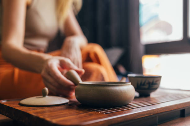 istock An Unrecognizable Woman Preparing Traditional Tea 1458617145