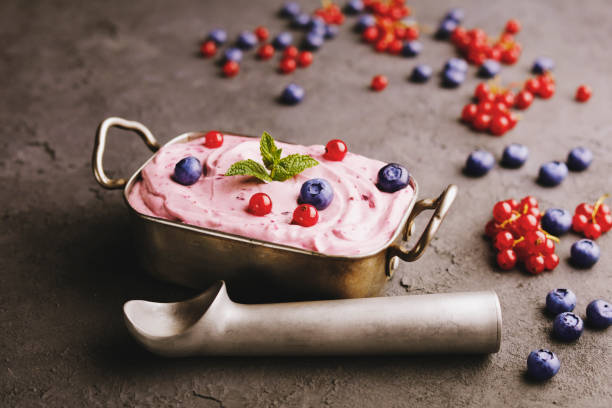 Red currant dessert