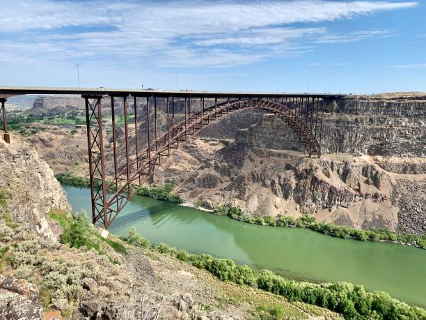 Bridge over Snake River in Twin Falls, Idaho, USA