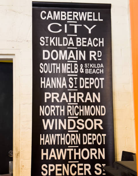 istock Melbourne Place Names Sign 1458632107