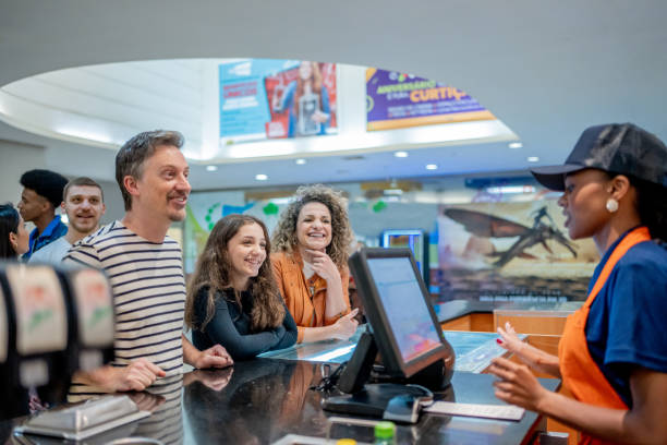 istock Family ordering at the service counter 1458635087