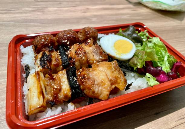 istock Japanese lunch pack street food 1458644901