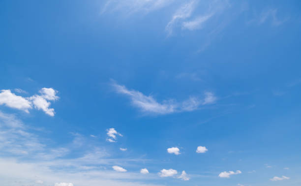 istock Panoramic view of clear blue sky and clouds, clouds with background. 1458646106