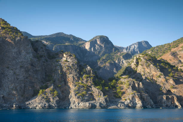 South-west coast of Crete (between Sougia and Agia Roumeli) seen from the ferry.