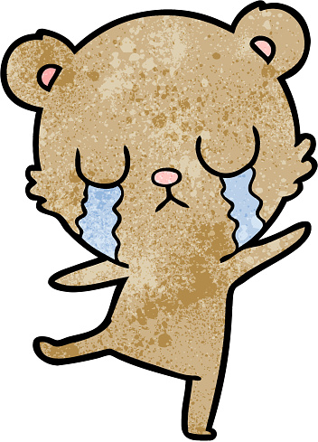 Ilustración de Oso De Dibujos Animados Haciendo Un Triste Baile De Llanto y más Vectores Libres de Derechos de Angustiado - iStock Ilustración de Oso De Dibujos Animados Haciendo Un Triste Baile De Llanto y más Vectores Libres de Derechos de Angustiado - iStock