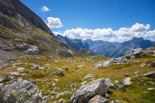 istock Mountain landscape in French alps 1458681332