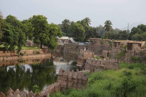 Vellore Fort is located next to parks and lakes