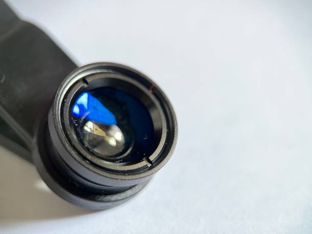 istock Macro lens isolated on white background. 1458685915