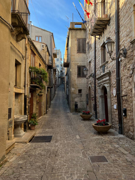 istock view of Geraci Siculo, Palermo. Sicily, Italy 1458694581