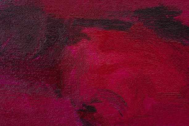 istock Abstract cherry background oil painting. 1458698186