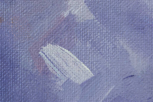 istock Lilac abstract background oil painting. 1458698249