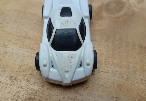 white toy car