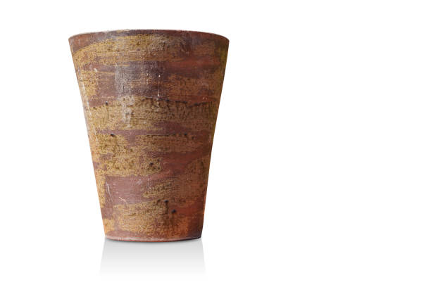 Navajo (could be Hopi) ceramic cup. Tuba City, Arizona USA. Mid-1970s. Vertical.