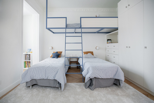 Bunk bed in an apartment